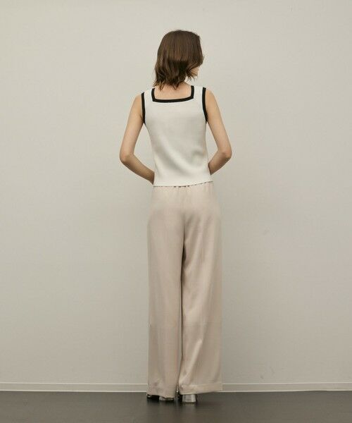 GRACE CONTINENTAL / グレースコンチネンタル その他トップス | バイカラーリブニットノースリーブ | 詳細3