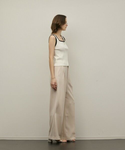 GRACE CONTINENTAL / グレースコンチネンタル その他トップス | バイカラーリブニットノースリーブ | 詳細4