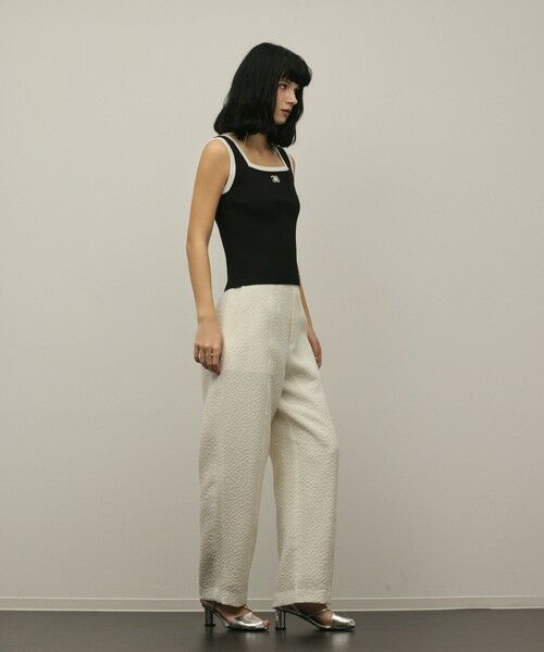 GRACE CONTINENTAL / グレースコンチネンタル その他トップス | バイカラーリブニットノースリーブ | 詳細24