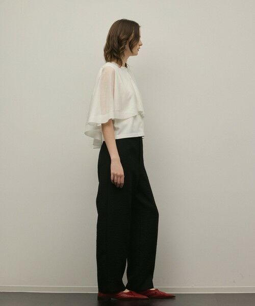 GRACE CONTINENTAL / グレースコンチネンタル カーディガン・ボレロ | シアーケープニットカーディガン | 詳細6