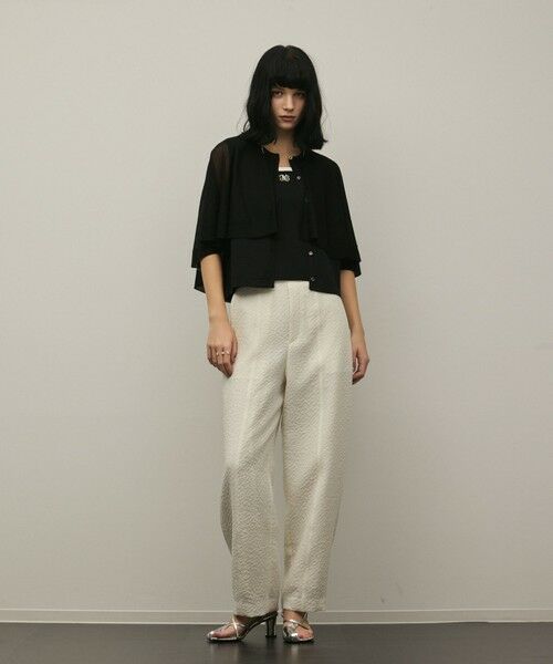 GRACE CONTINENTAL / グレースコンチネンタル カーディガン・ボレロ | シアーケープニットカーディガン | 詳細22