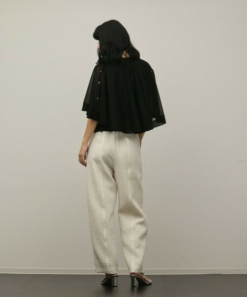 GRACE CONTINENTAL / グレースコンチネンタル カーディガン・ボレロ | シアーケープニットカーディガン | 詳細23