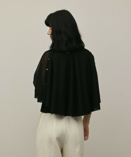 GRACE CONTINENTAL / グレースコンチネンタル カーディガン・ボレロ | シアーケープニットカーディガン | 詳細27