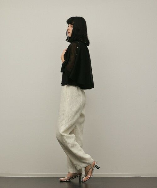 GRACE CONTINENTAL / グレースコンチネンタル カーディガン・ボレロ | シアーケープニットカーディガン | 詳細29