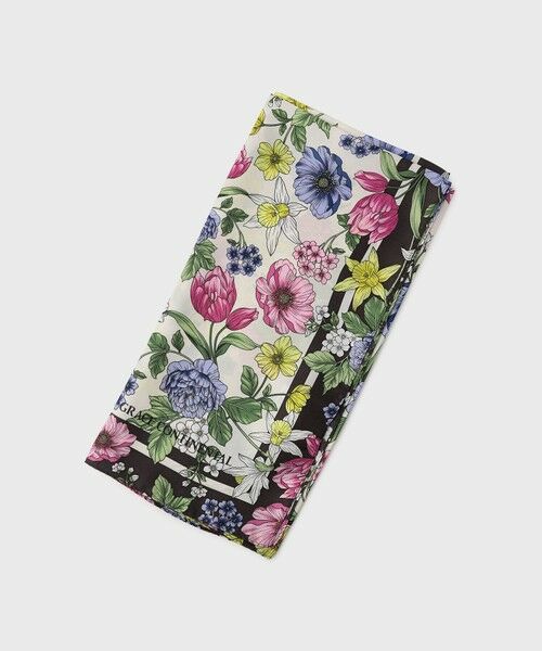 GRACE CONTINENTAL / グレースコンチネンタル バンダナ・スカーフ | フラワーシルクスカーフ | 詳細1
