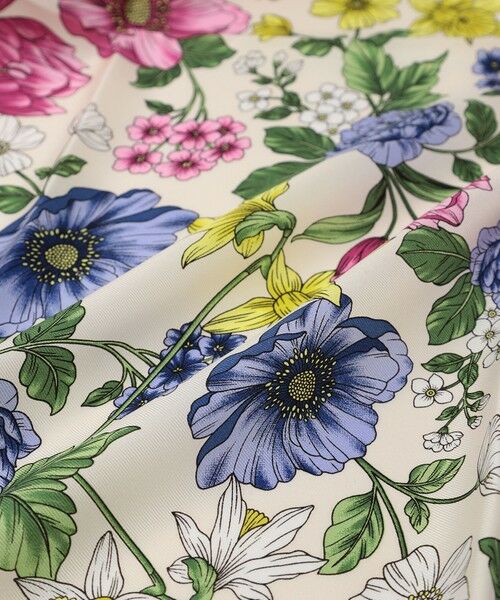 GRACE CONTINENTAL / グレースコンチネンタル バンダナ・スカーフ | フラワーシルクスカーフ | 詳細4