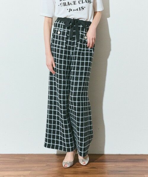 GRACE CONTINENTAL / グレースコンチネンタル その他パンツ | ツイードイージーパンツ | 詳細10