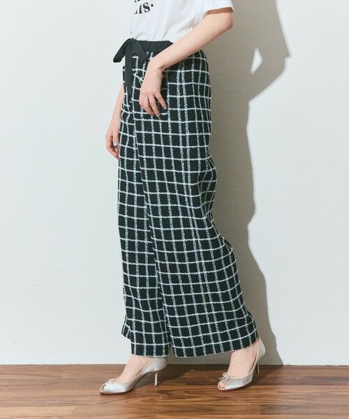 GRACE CONTINENTAL / グレースコンチネンタル その他パンツ | ツイードイージーパンツ | 詳細9