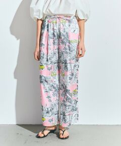 GRACE CONTINENTAL / グレースコンチネンタル その他パンツ | リゾートプリントイージーパンツ