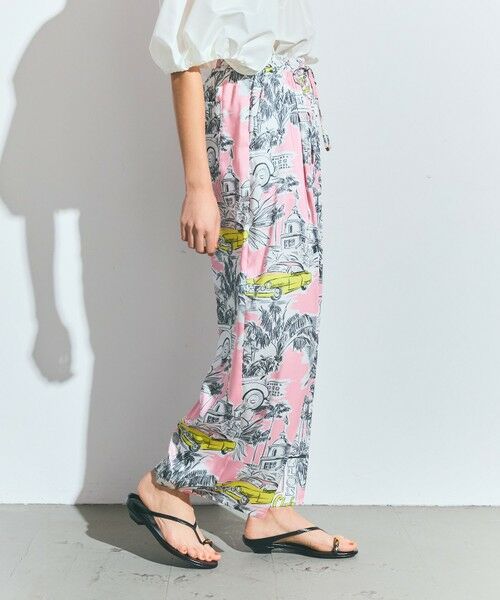 GRACE CONTINENTAL / グレースコンチネンタル その他パンツ | リゾートプリントイージーパンツ | 詳細4