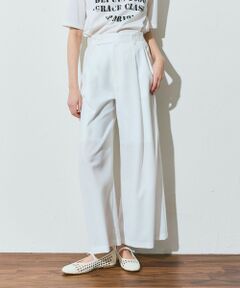 GRACE CONTINENTAL / グレースコンチネンタル その他パンツ | リネンタッチタックパンツ