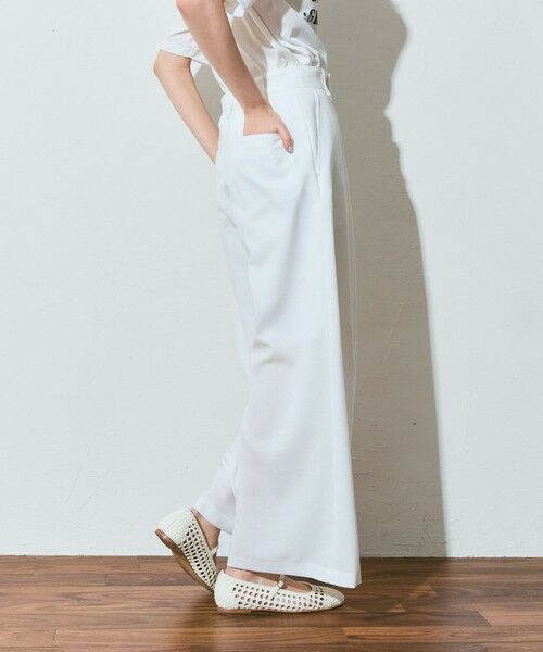 GRACE CONTINENTAL / グレースコンチネンタル その他パンツ | リネンタッチタックパンツ | 詳細3