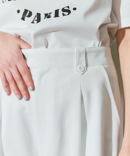 GRACE CONTINENTAL / グレースコンチネンタル その他パンツ | リネンタッチタックパンツ | 詳細5