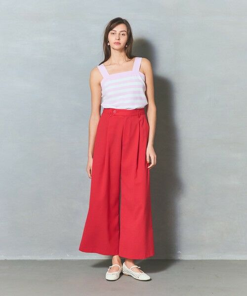 GRACE CONTINENTAL / グレースコンチネンタル その他パンツ | リネンタッチタックパンツ | 詳細14