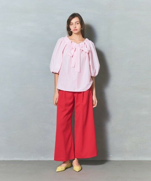 GRACE CONTINENTAL / グレースコンチネンタル その他パンツ | リネンタッチタックパンツ | 詳細15