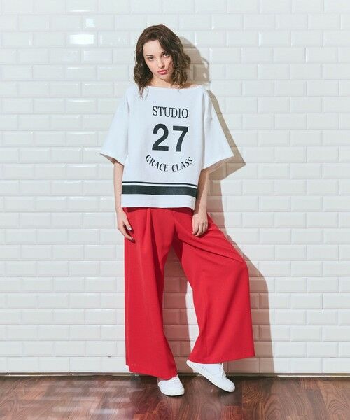 GRACE CONTINENTAL / グレースコンチネンタル その他パンツ | リネンタッチタックパンツ | 詳細16