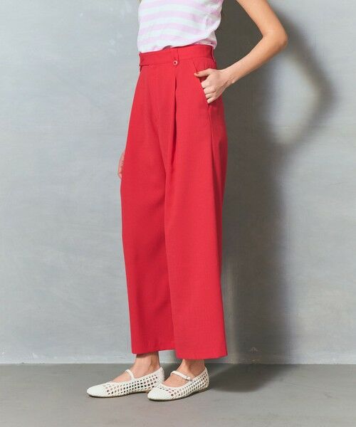 GRACE CONTINENTAL / グレースコンチネンタル その他パンツ | リネンタッチタックパンツ | 詳細9