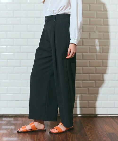 GRACE CONTINENTAL / グレースコンチネンタル その他パンツ | リネンタッチタックパンツ | 詳細19