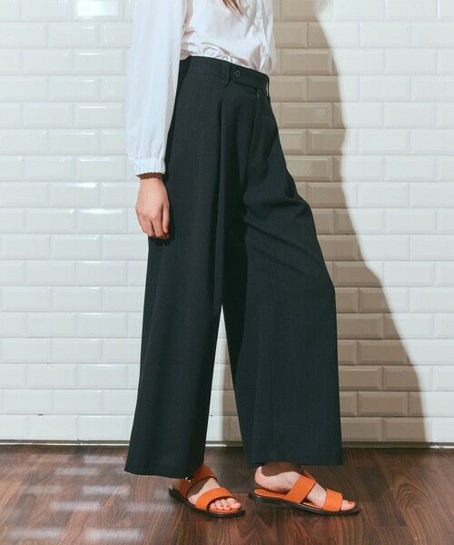 GRACE CONTINENTAL / グレースコンチネンタル その他パンツ | リネンタッチタックパンツ | 詳細22