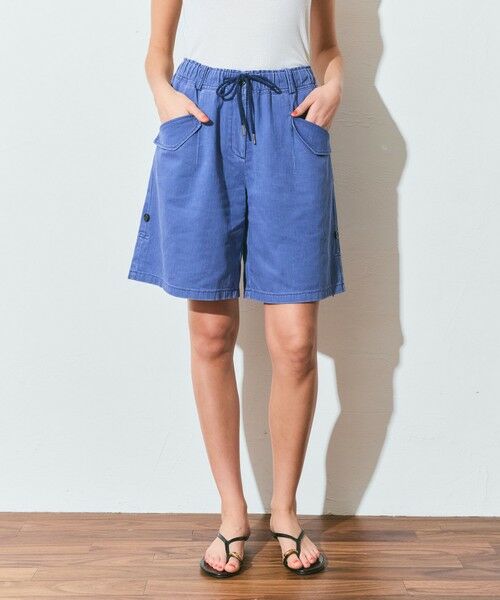 GRACE CONTINENTAL / グレースコンチネンタル その他パンツ | ヘリンボーンツイルハーフパンツ | 詳細1