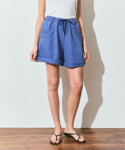 GRACE CONTINENTAL / グレースコンチネンタル その他パンツ | ヘリンボーンツイルハーフパンツ | 詳細5