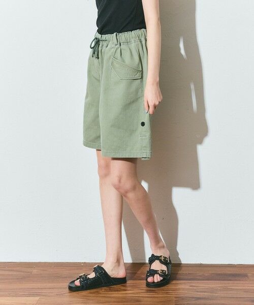 GRACE CONTINENTAL / グレースコンチネンタル その他パンツ | ヘリンボーンツイルハーフパンツ | 詳細10