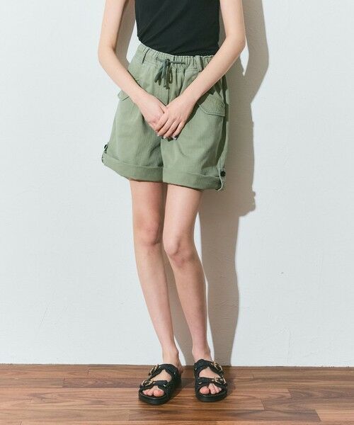 GRACE CONTINENTAL / グレースコンチネンタル その他パンツ | ヘリンボーンツイルハーフパンツ | 詳細12