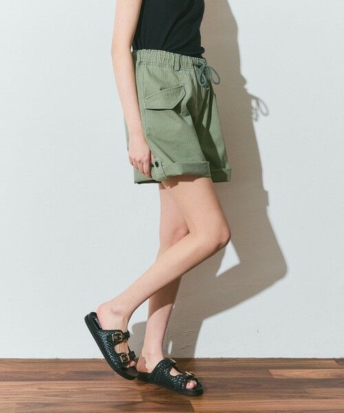 GRACE CONTINENTAL / グレースコンチネンタル その他パンツ | ヘリンボーンツイルハーフパンツ | 詳細14