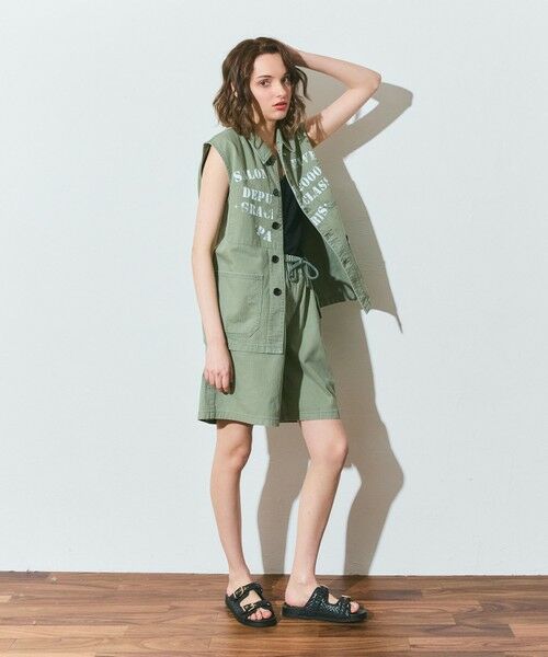 GRACE CONTINENTAL / グレースコンチネンタル その他パンツ | ヘリンボーンツイルハーフパンツ | 詳細9