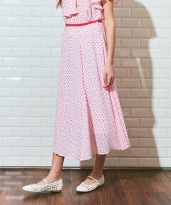 GRACE CONTINENTAL / グレースコンチネンタル ロング・マキシ丈スカート | ドットジャガードスカート