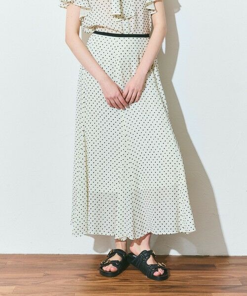 GRACE CONTINENTAL / グレースコンチネンタル ロング・マキシ丈スカート | ドットジャガードスカート | 詳細2