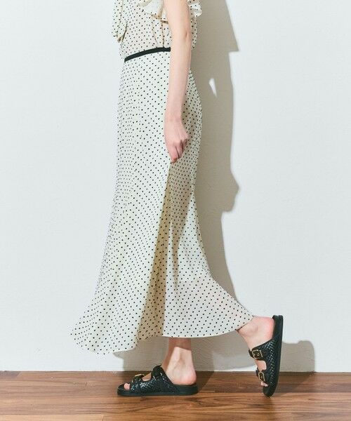 GRACE CONTINENTAL / グレースコンチネンタル ロング・マキシ丈スカート | ドットジャガードスカート | 詳細3