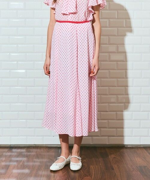 GRACE CONTINENTAL / グレースコンチネンタル ロング・マキシ丈スカート | ドットジャガードスカート | 詳細7