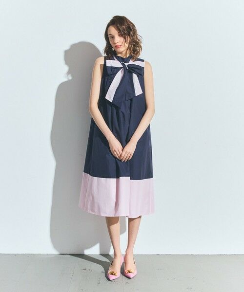 GRACE CONTINENTAL / グレースコンチネンタル ロング・マキシ丈ワンピース | ライトタッサーAラインドレス | 詳細1