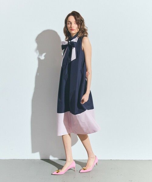 GRACE CONTINENTAL / グレースコンチネンタル ロング・マキシ丈ワンピース | ライトタッサーAラインドレス | 詳細2