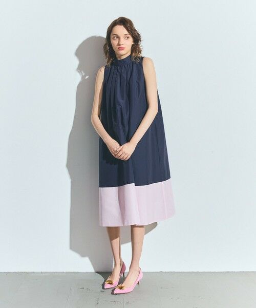 GRACE CONTINENTAL / グレースコンチネンタル ロング・マキシ丈ワンピース | ライトタッサーAラインドレス | 詳細5