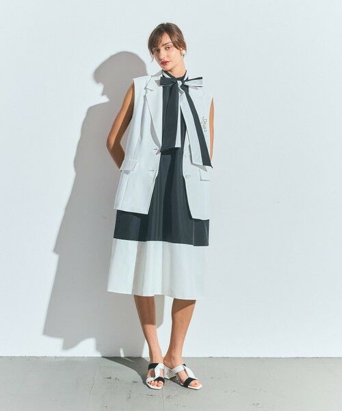 GRACE CONTINENTAL / グレースコンチネンタル ロング・マキシ丈ワンピース | ライトタッサーAラインドレス | 詳細10