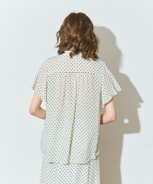 GRACE CONTINENTAL / グレースコンチネンタル シャツ・ブラウス | ドットジャガードボウタイブラウス | 詳細3