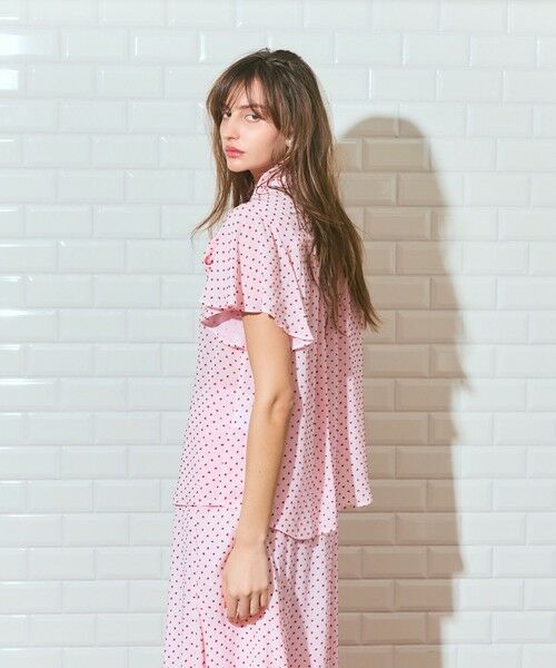 GRACE CONTINENTAL / グレースコンチネンタル シャツ・ブラウス | ドットジャガードボウタイブラウス | 詳細8