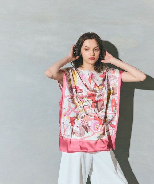 GRACE CONTINENTAL / グレースコンチネンタル その他トップス | スカーフポンチョトップ | 詳細5