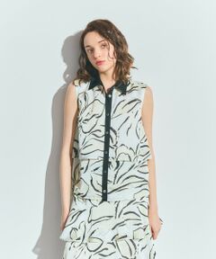 GRACE CONTINENTAL / グレースコンチネンタル シャツ・ブラウス | プリントレイヤードノースリーブ