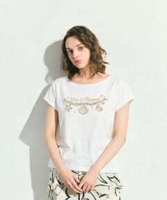 GRACE CONTINENTAL / グレースコンチネンタル カットソー | シェルモチーフフレンチT