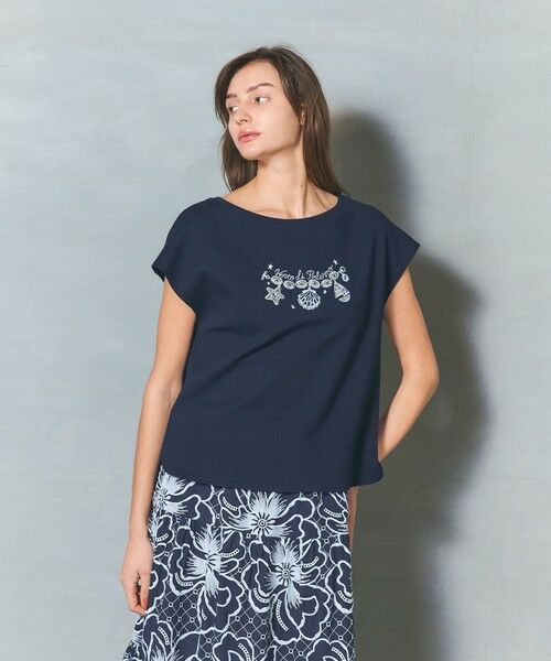 GRACE CONTINENTAL / グレースコンチネンタル カットソー | シェルモチーフフレンチT | 詳細5