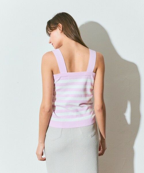 GRACE CONTINENTAL / グレースコンチネンタル キャミソール・チューブトップ | ボーダーニットキャミ | 詳細3