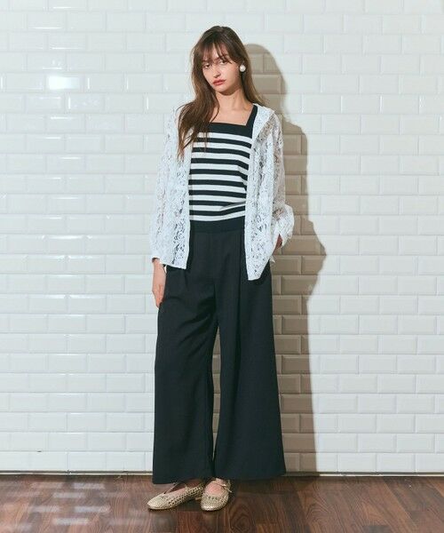 GRACE CONTINENTAL / グレースコンチネンタル キャミソール・チューブトップ | ボーダーニットキャミ | 詳細8