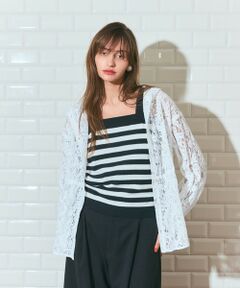 GRACE CONTINENTAL / グレースコンチネンタル その他トップス | コードレースフーディ