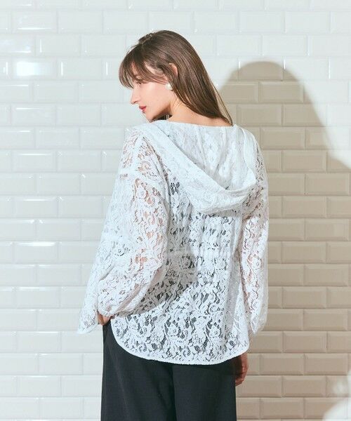 GRACE CONTINENTAL / グレースコンチネンタル その他トップス | コードレースフーディ | 詳細4