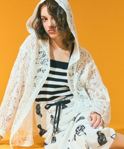 GRACE CONTINENTAL / グレースコンチネンタル その他トップス | コードレースフーディ | 詳細6