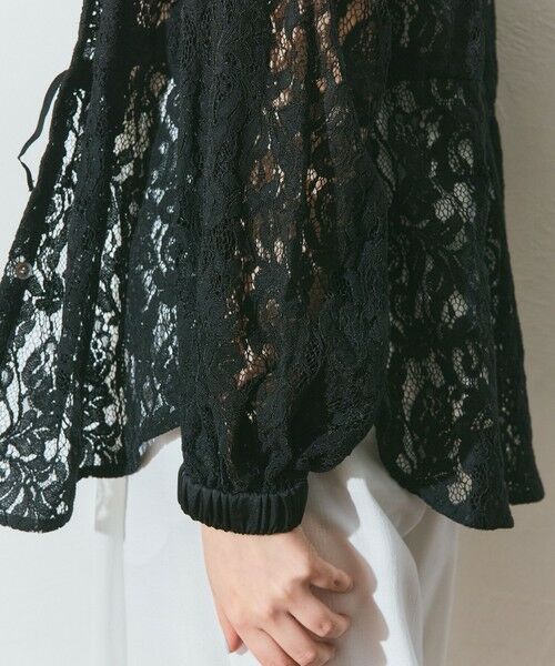 GRACE CONTINENTAL / グレースコンチネンタル その他トップス | コードレースフーディ | 詳細12