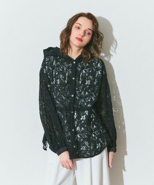 GRACE CONTINENTAL / グレースコンチネンタル その他トップス | コードレースフーディ | 詳細15